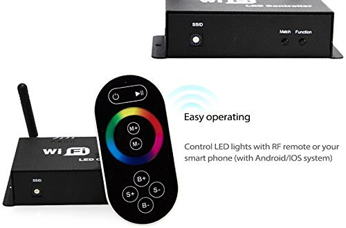 4Ax3CH, 2.4GHz WIFI RF Wireless Slave Controller Control Via IOS or Android Smart Phone Tablet PC Constant Current For SC,CCT,RGB LED Strips